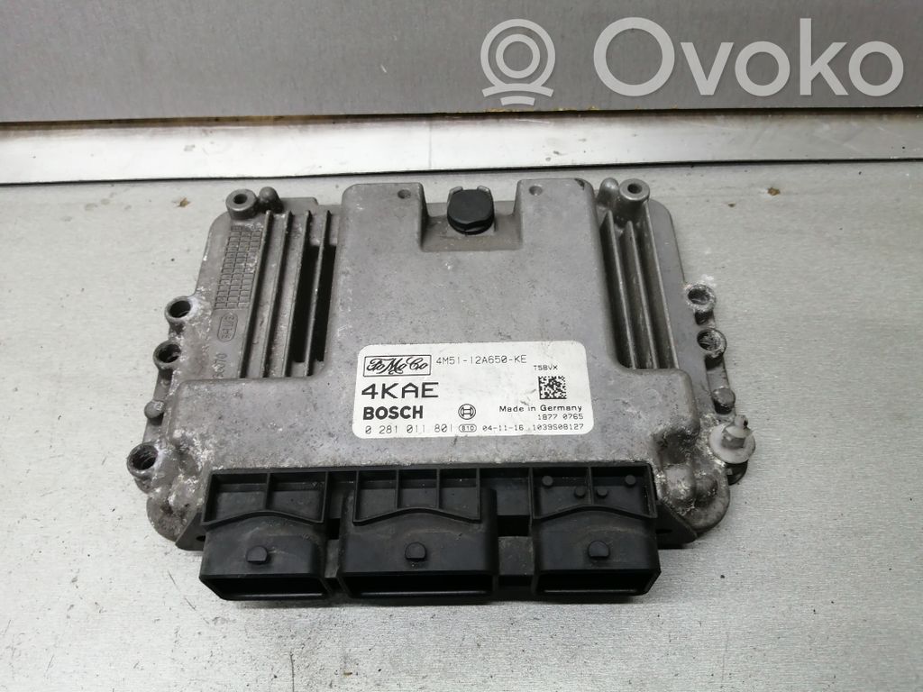 Ford C-MAX I Engine control unit/module 