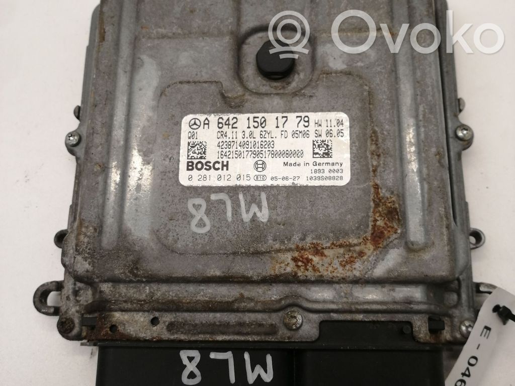 Mercedes-Benz ML W164 Engine control unit/module 