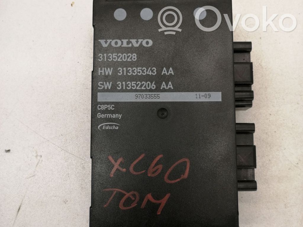 Volvo XC60 Tailgate/trunk control unit/module 