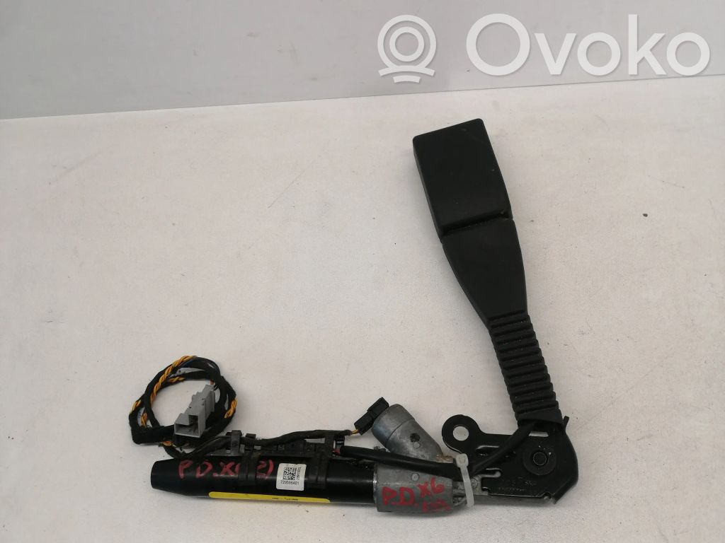 BMW X6 E71 Hebilla del cinturón delantero 