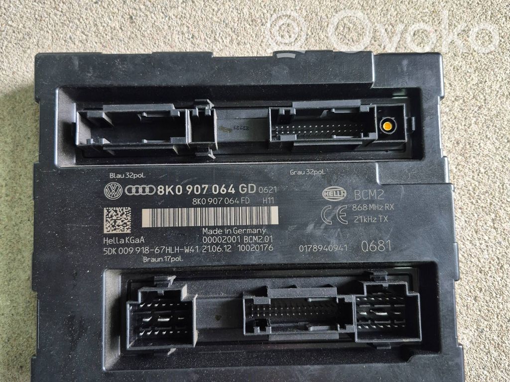 Audi A4 S4 B8 8K Moduł / Sterownik komfortu 