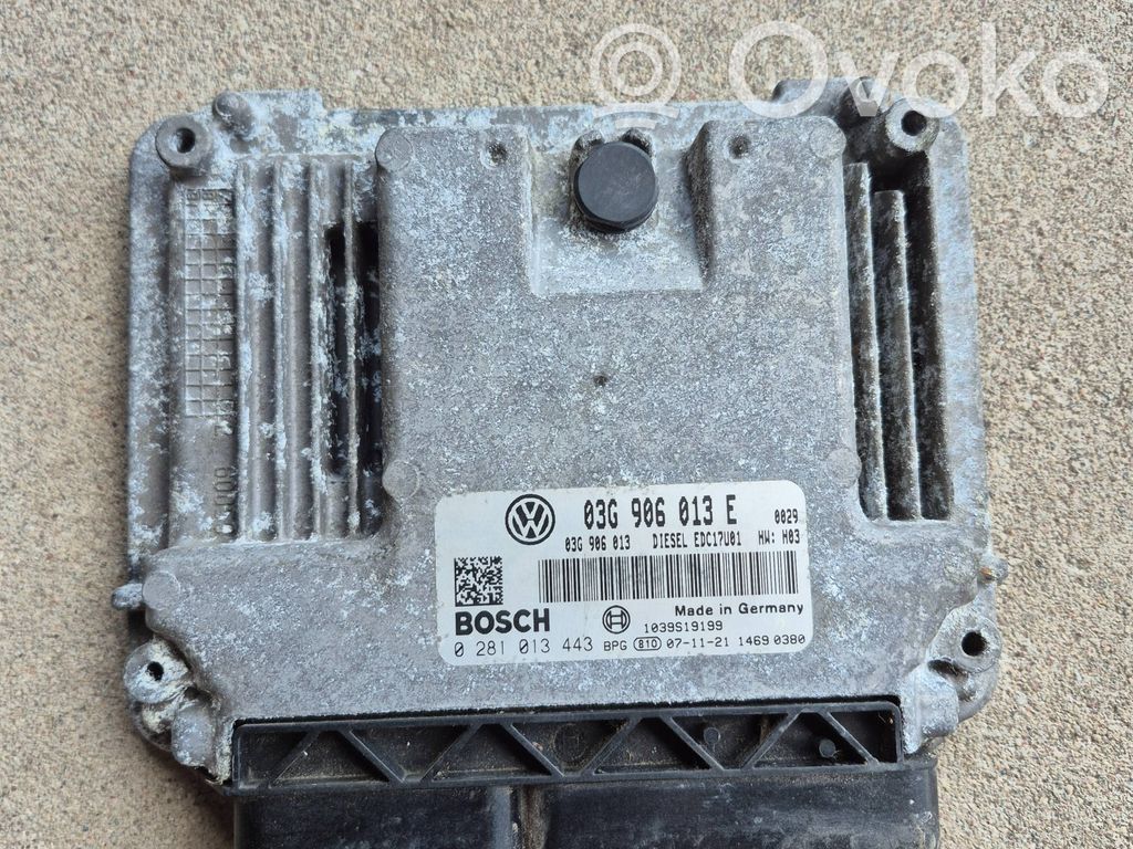 Volkswagen Touran I Unitate/modul de control motor 