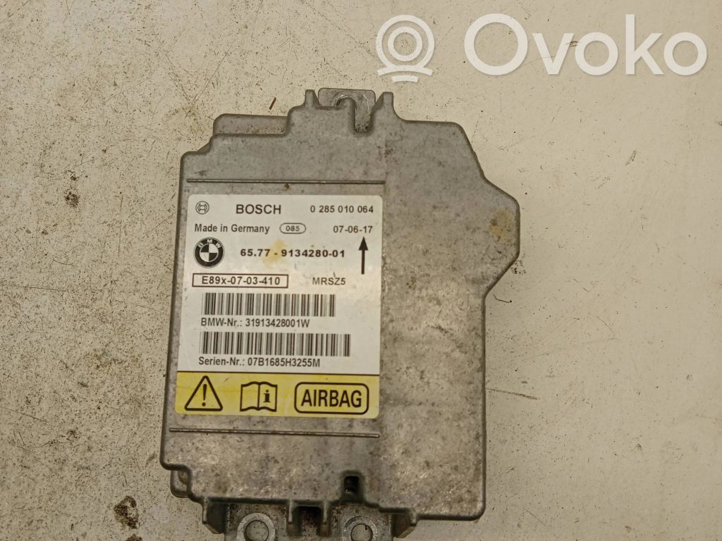 Airbag control unit/module   9134280,31913428001W,0285010064