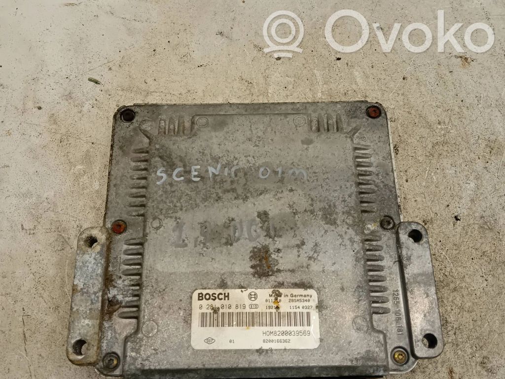 Engine control unit/module   8200166362,0281010819,H08200039569