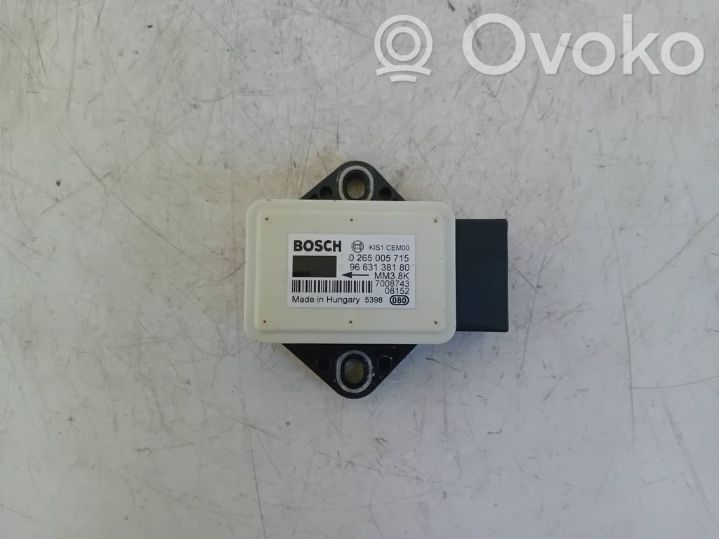 Citroen C4 I Picasso ESP acceleration yaw rate sensor 