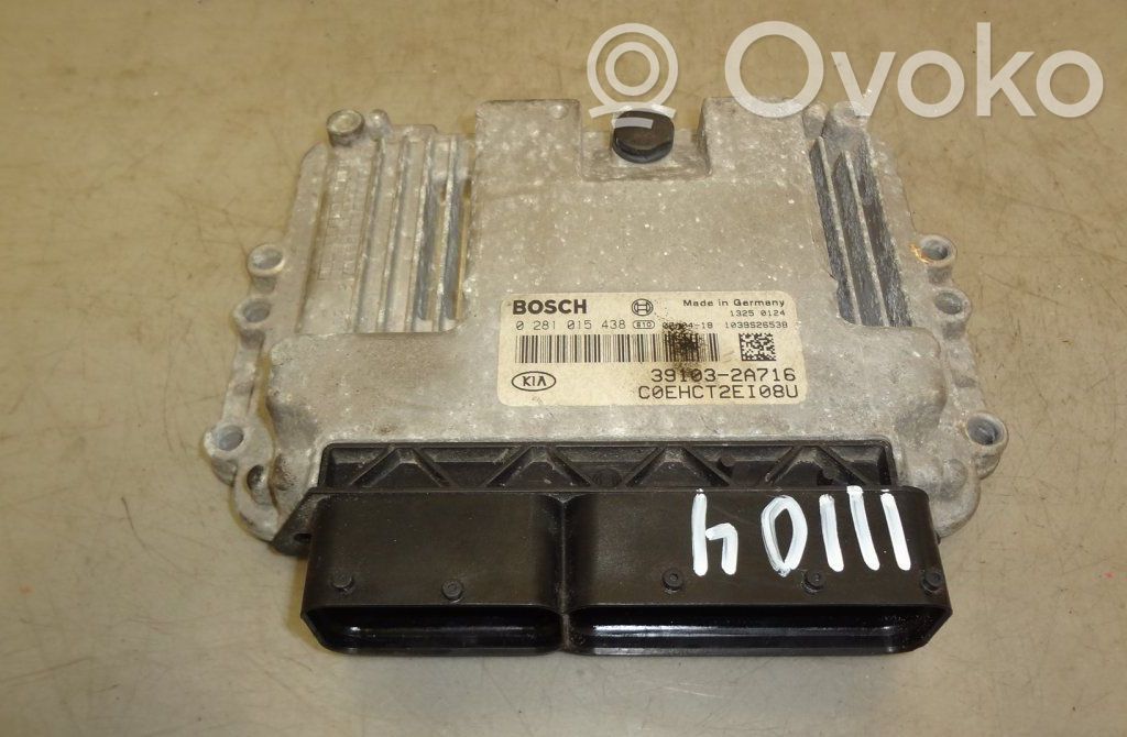 Engine control unit/module   0281015438,391032A716,391032A716