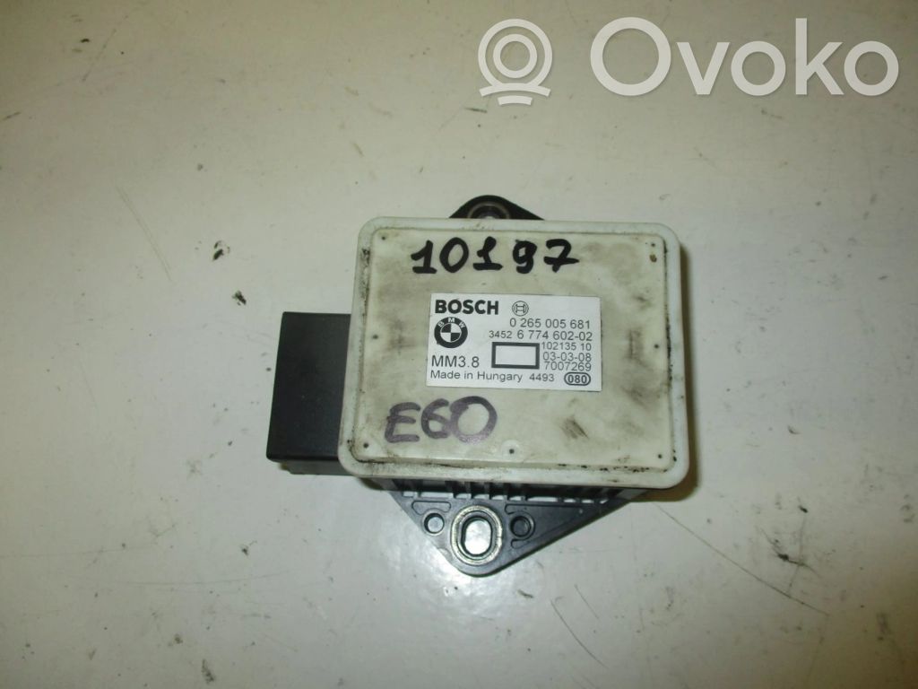 ESP Drehratensensor Querbeschleunigungssensor   0265005681,3452677460202