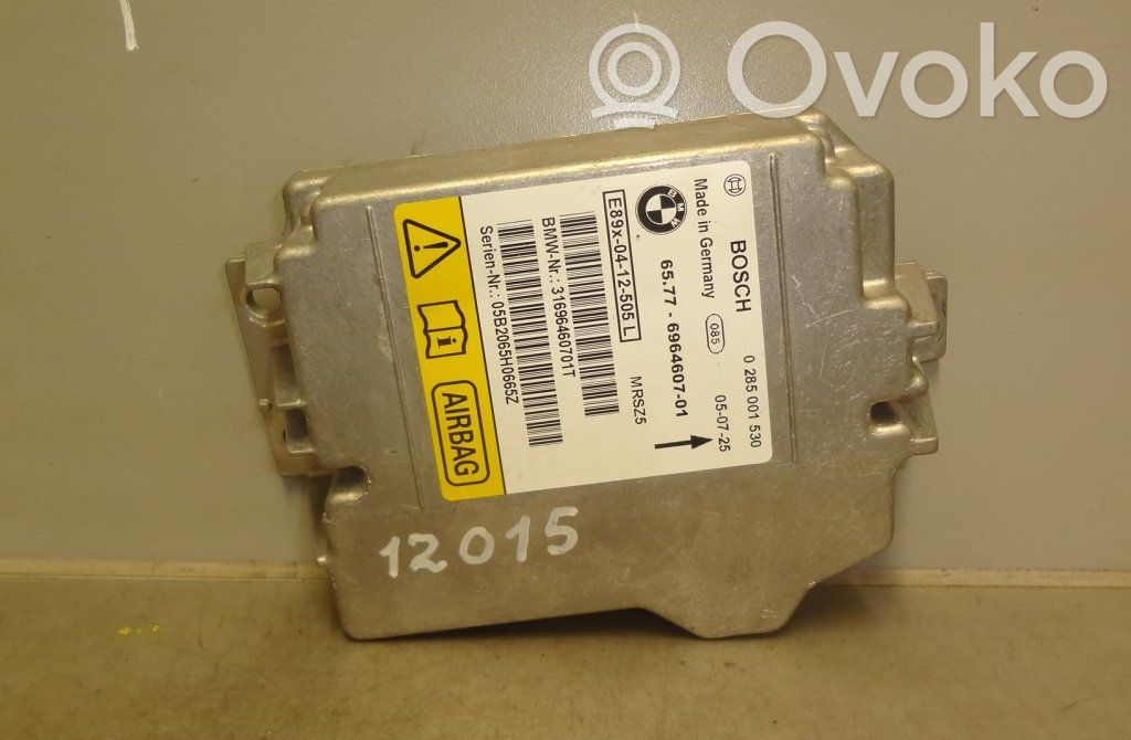 BMW 3 E90 E91 Module de contrôle airbag 