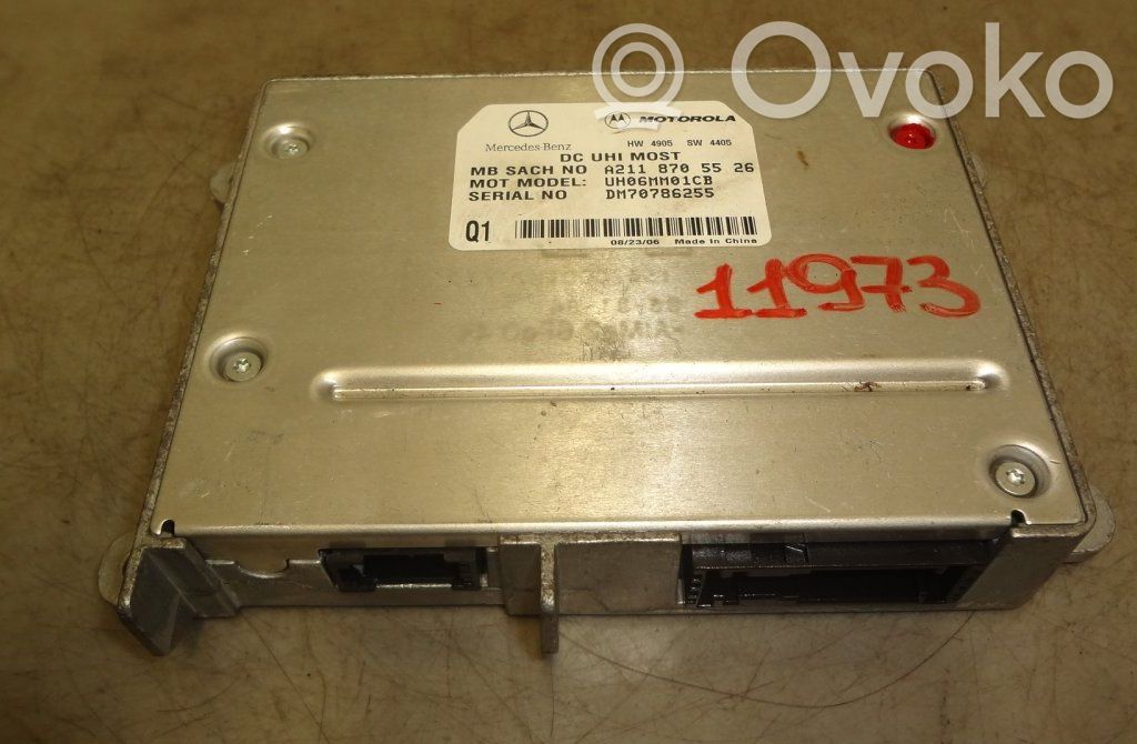 Mercedes-Benz ML W164 Telefono valdymo blokas 