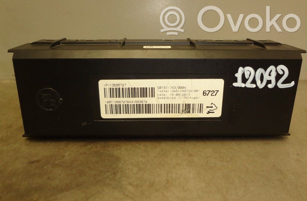 Opel Astra J Autres unités de commande / modules 