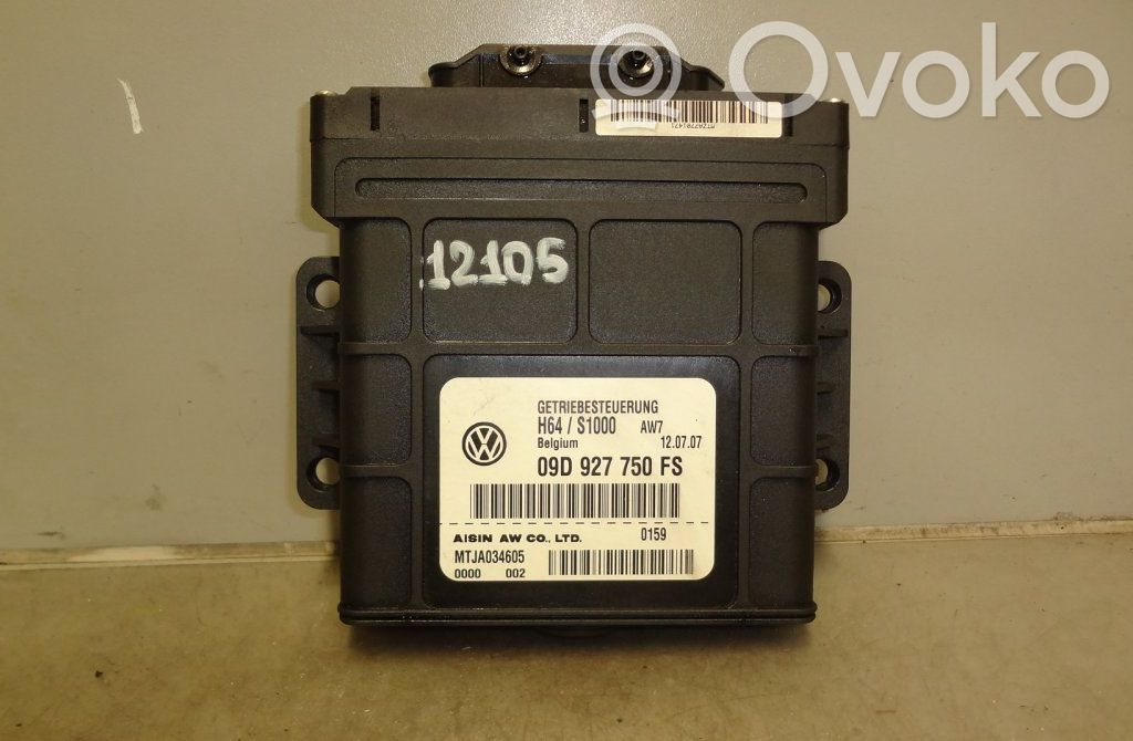 Gearbox control unit/module   09D927750FS