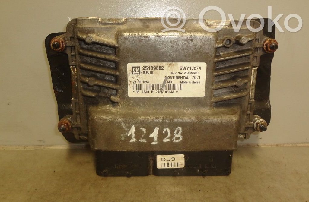 Engine control unit/module   5WY1J27A,25189682,25189683
