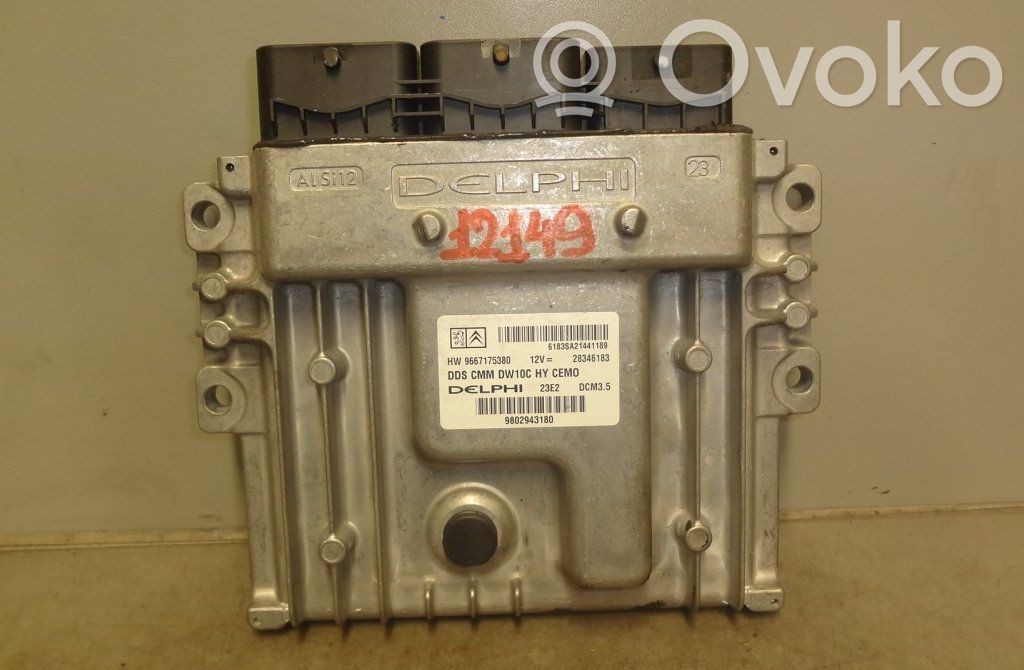 Peugeot 508 Engine control unit/module 