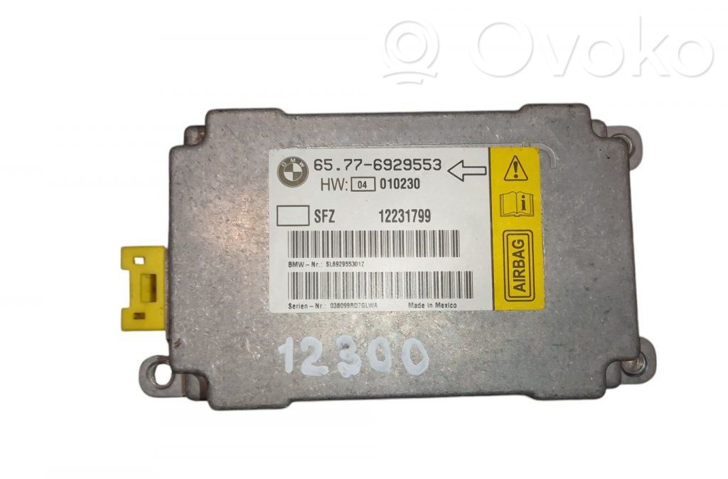 Unidad de control/módulo del Airbag   6929553,65776929553,12231799,SL692955301Z