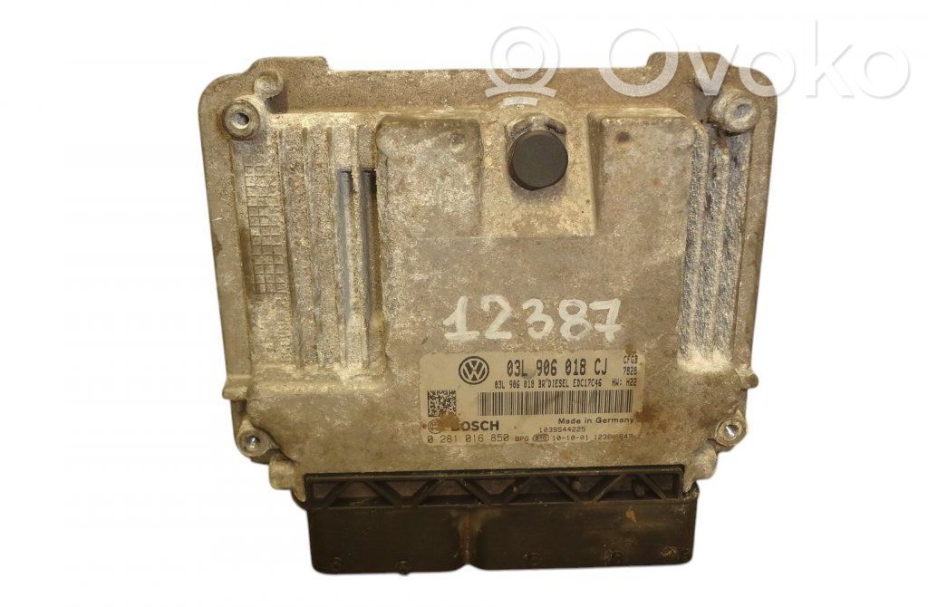 Skoda Superb B6 (3T) Engine control unit/module 