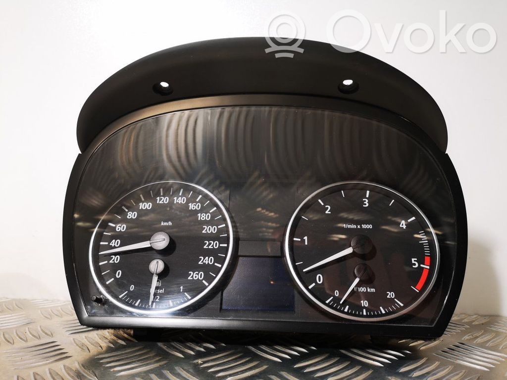 BMW 3 E90 E91 Speedometer (instrument cluster) 