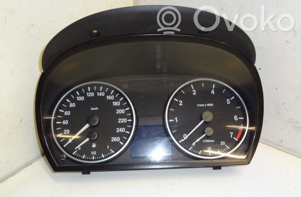 BMW 3 E90 E91 Speedometer (instrument cluster) 
