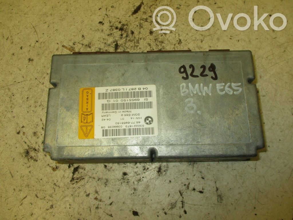 BMW 7 E65 E66 Airbag control unit/module 
