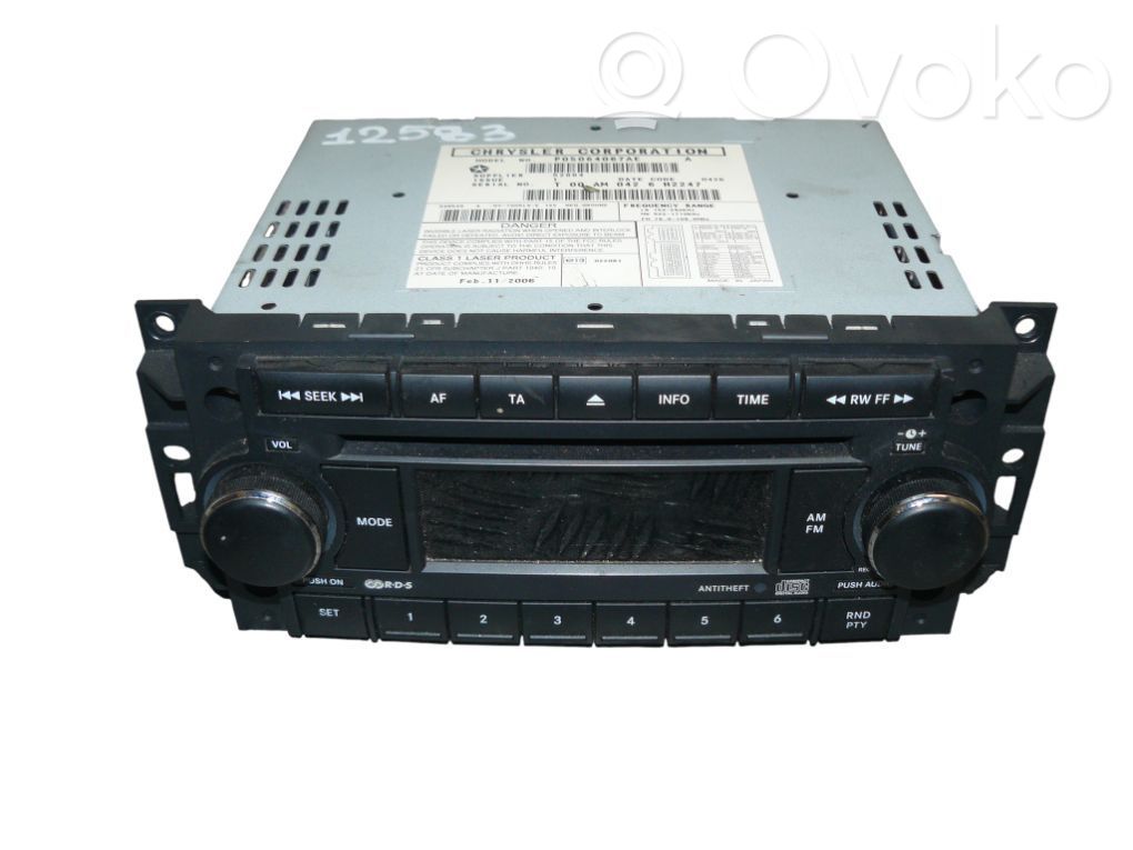 Panel / Radioodtwarzacz CD/DVD/GPS   P05064067AE,P05064067AE,05064067AE