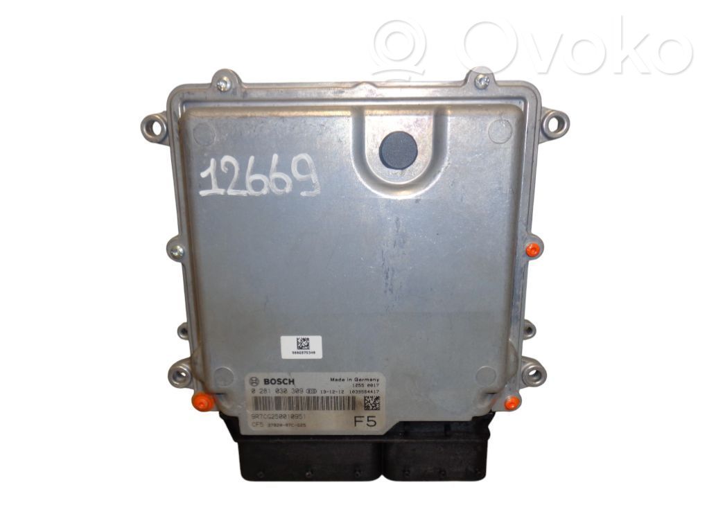 Engine control unit/module   0281030309,37820R7CG25,37820R7CG25