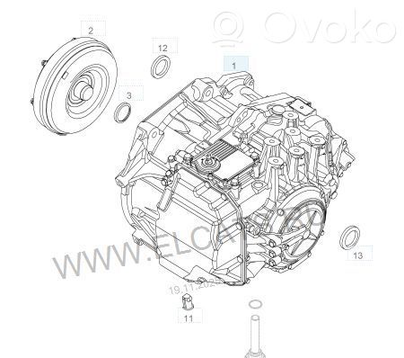 Opel Zafira B Automatic gearbox 