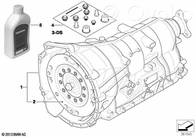 BMW 3 E90 E91 Automatic gearbox 