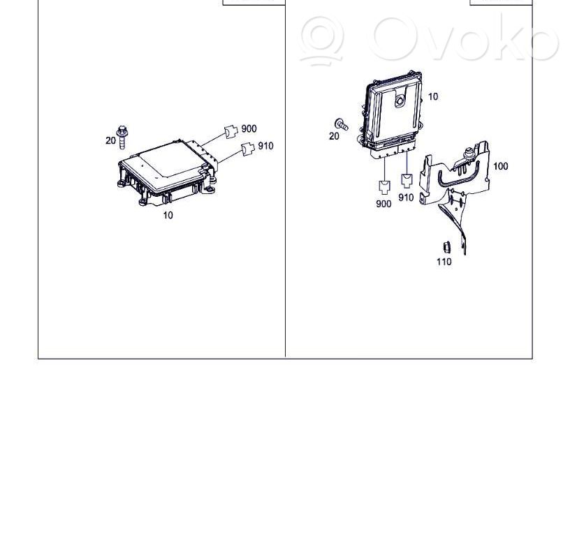 Engine control unit/module   6519005301,A6519005301,A6519003902,6519003902