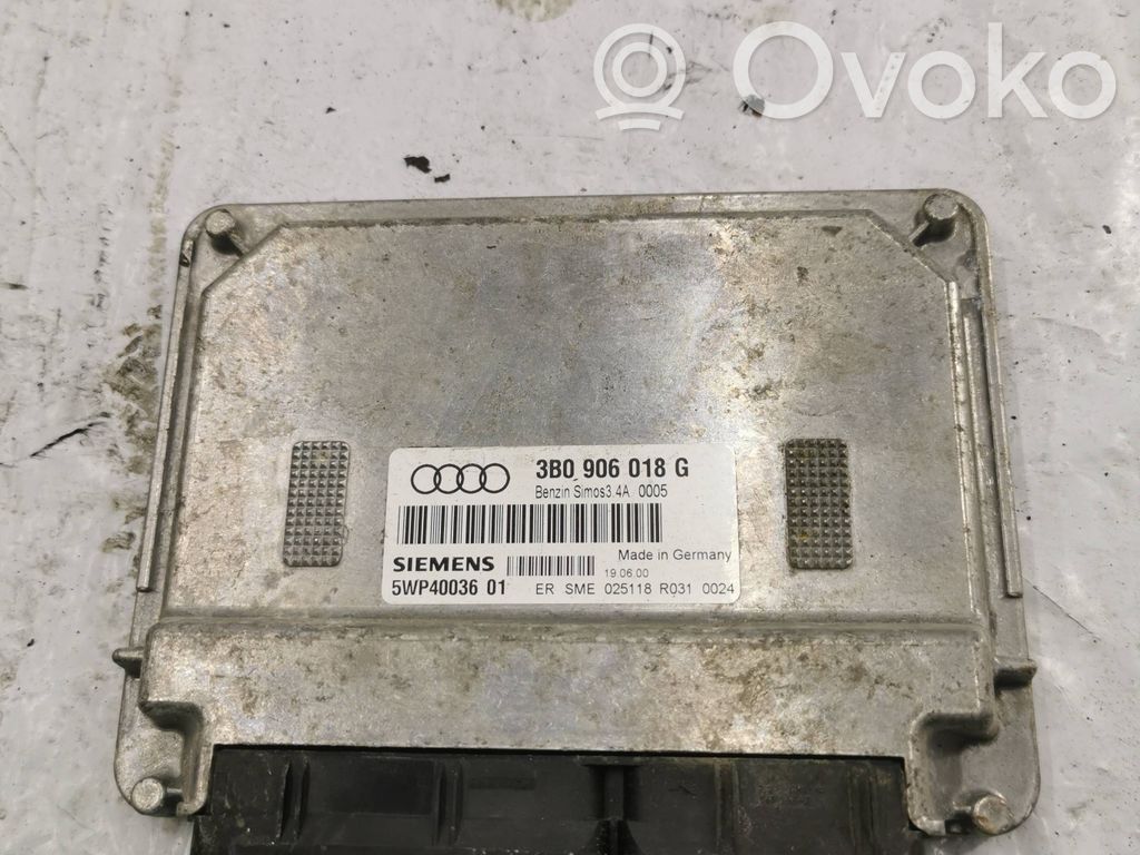 Engine control unit/module   3B0906018G,5WP4003601