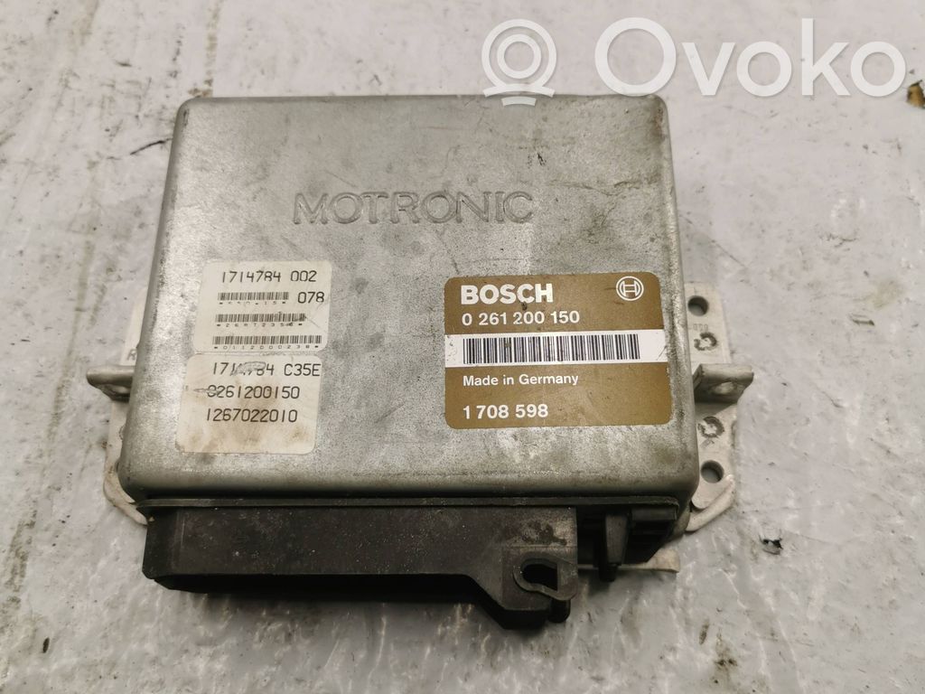 Unidad de control/módulo del motor   0261200150,1708598