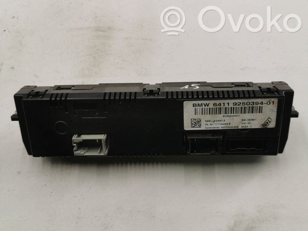 Climate control unit   9250394