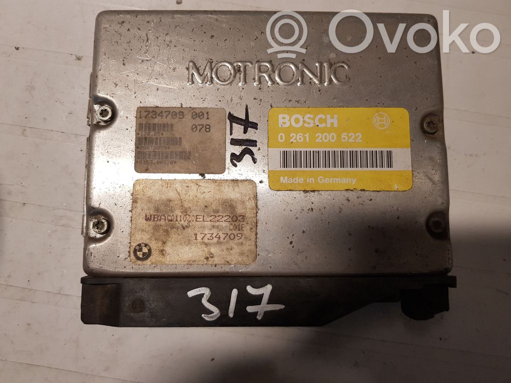 Moottorin ohjainlaite/moduuli   0261200522,1739534001078