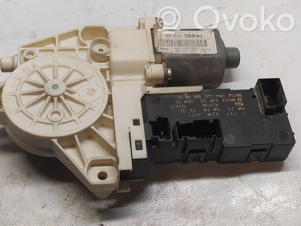 Peugeot 407 Silnik regulatora szyby drzwi przednich 