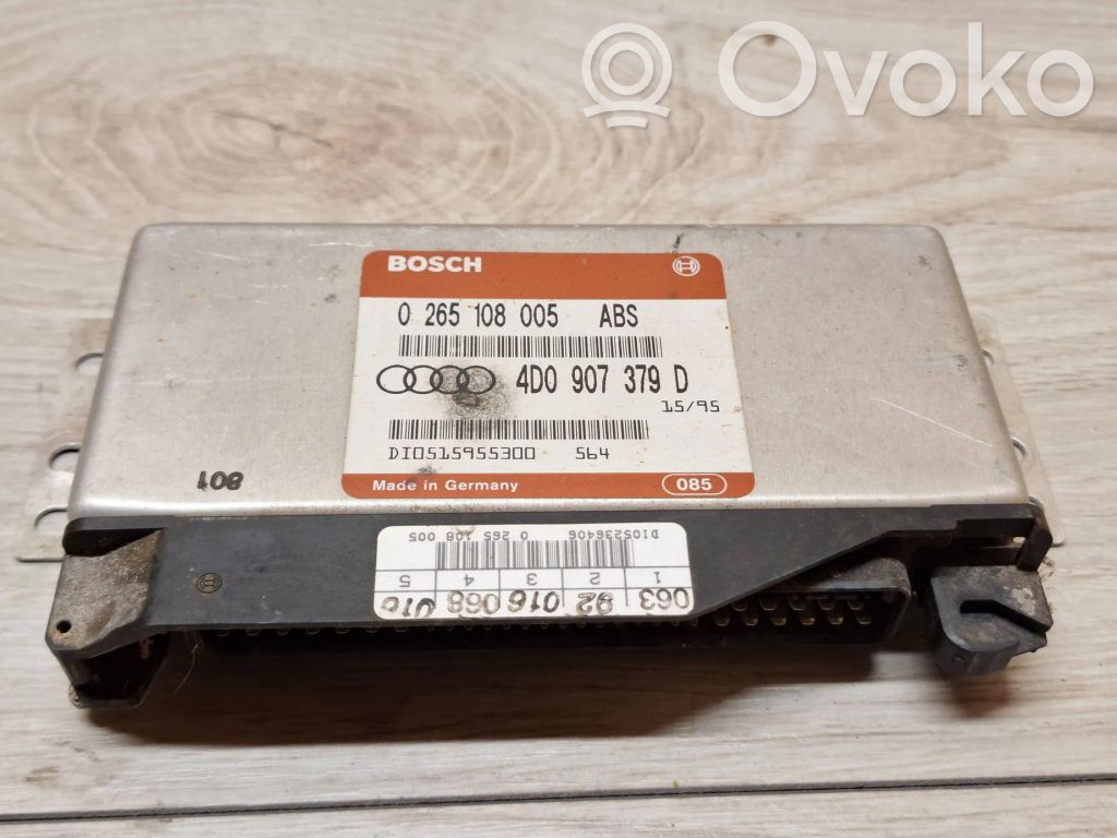 Engine control unit/module   4D0907379D,0265108005,DT0515955300