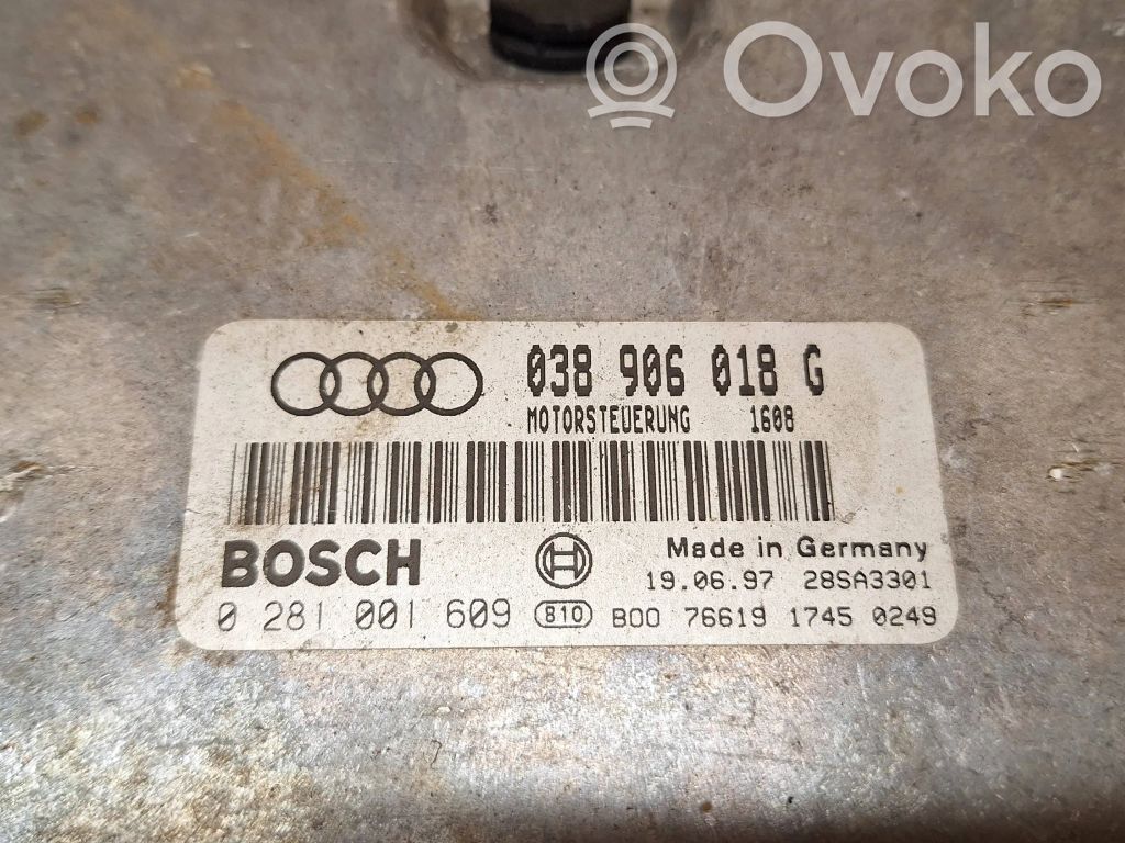 Engine control unit/module   038906018G,28SA3301,0281001609