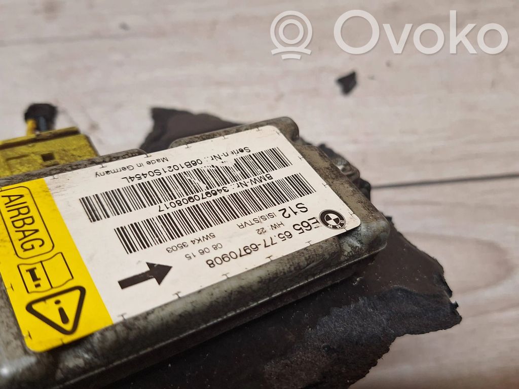 Airbag deployment crash/impact sensor   65776970908,346970908017,06B1021S0454L