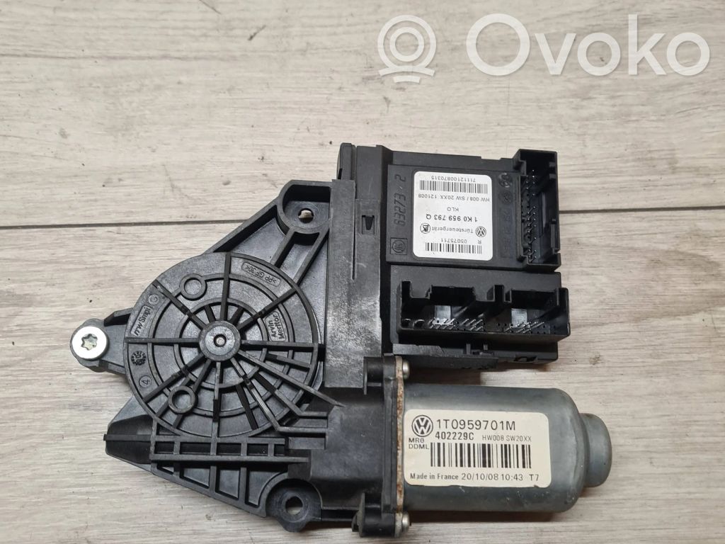 Skoda Octavia Mk2 (1Z) Elektryczny podnośnik szyby drzwi przednich 