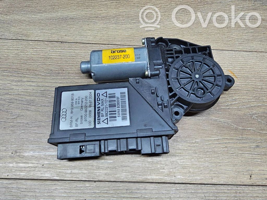Audi A4 S4 B6 8E 8H Silnik regulatora szyby drzwi przednich 