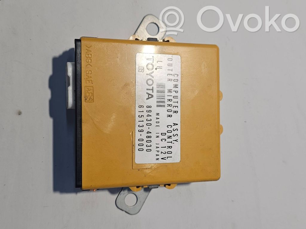 Module de commande rétroviseur latéral   8943048030,615139000