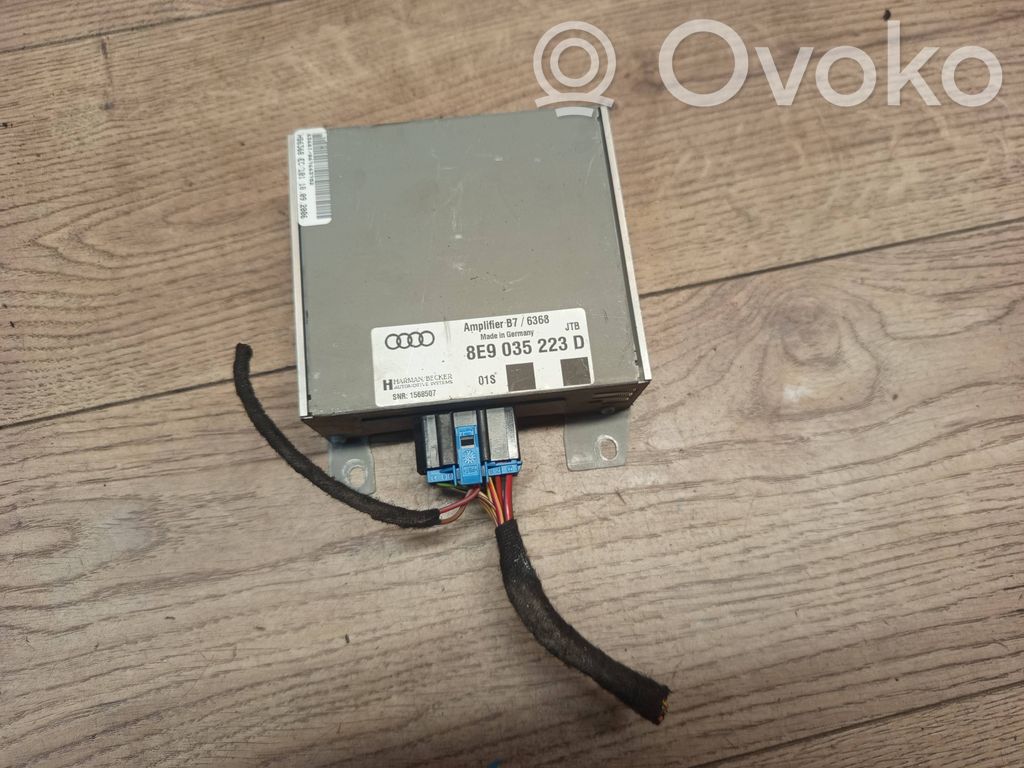 Audi A4 S4 B7 8E 8H Amplificatore 