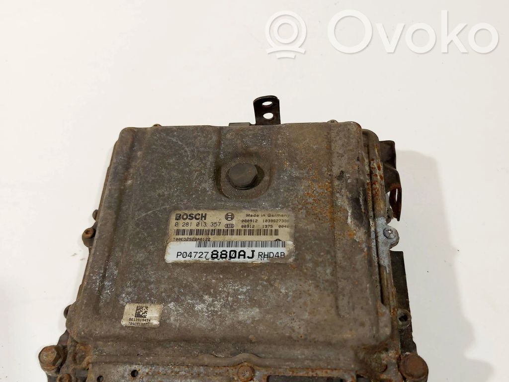 Engine control unit/module   P04727880AJ,0281013357,1039S27396