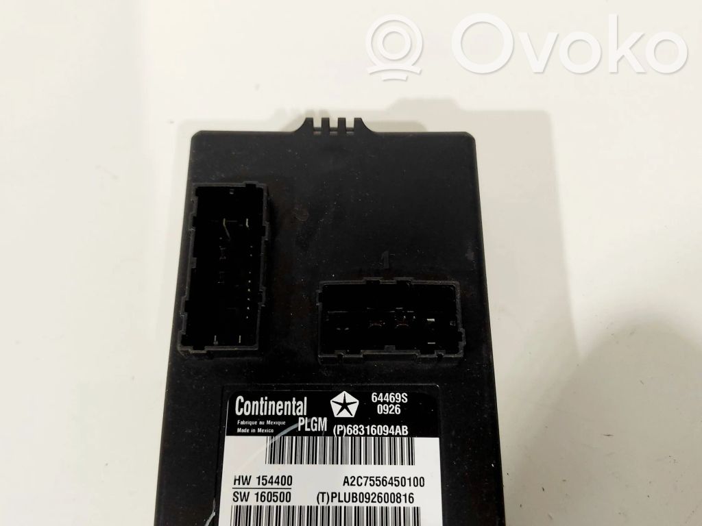 Tailgate/trunk control unit/module   68316094AB,154400,A2C7556450100,PLUD092600816
