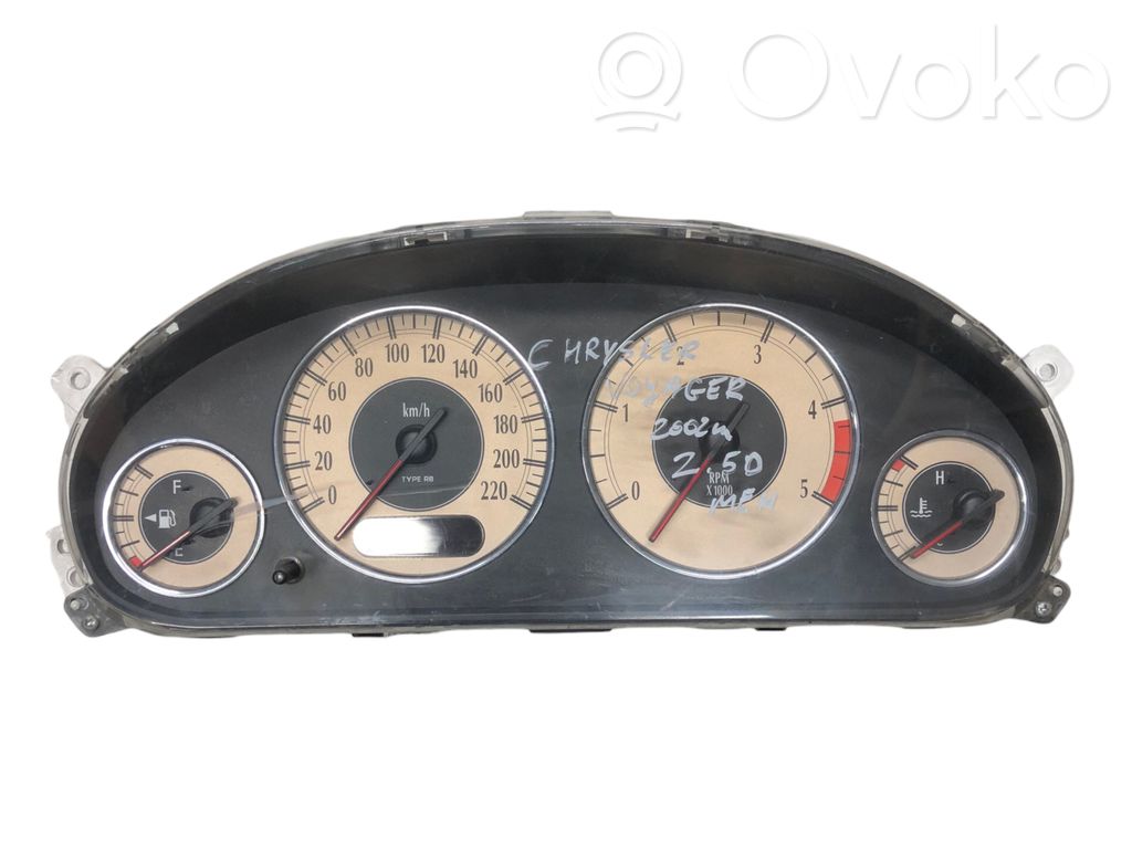 Chrysler Voyager Tachimetro (quadro strumenti) 