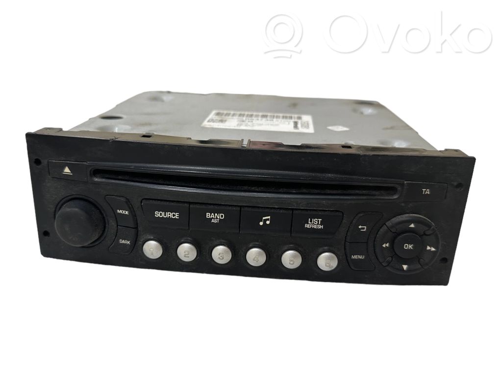Peugeot 207 CC Radio/CD/DVD/GPS head unit 