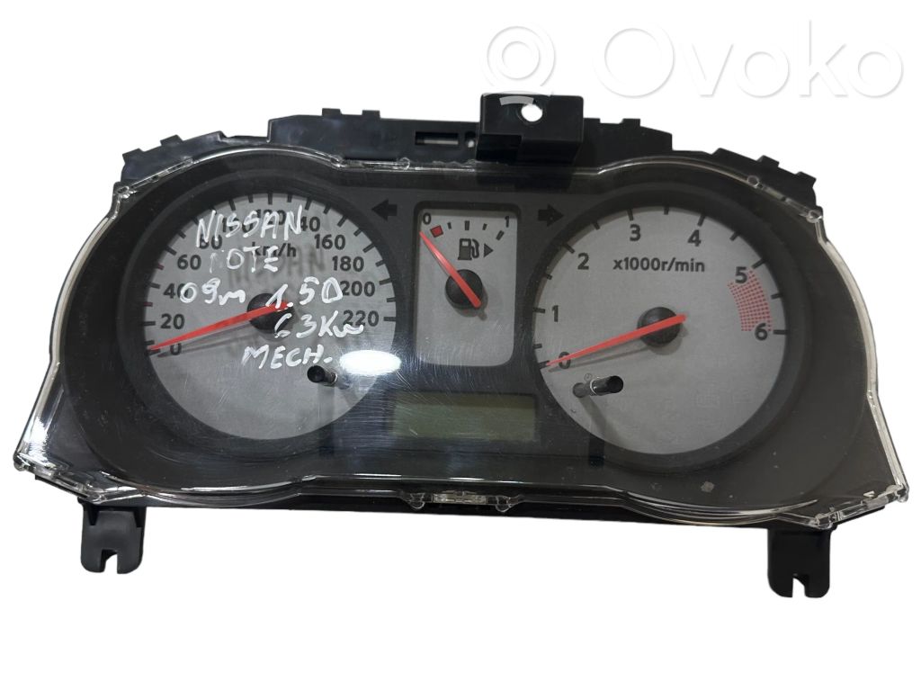 Nissan Note (E11) Speedometer (instrument cluster) 