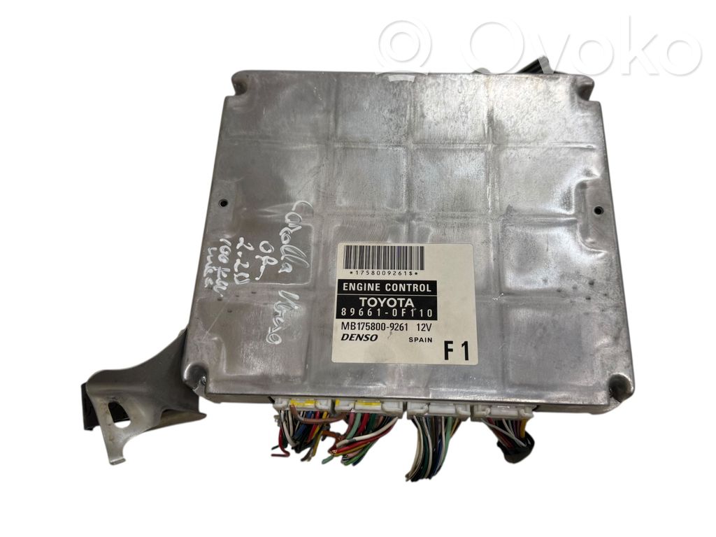 Toyota Corolla Verso AR10 Engine control unit/module 