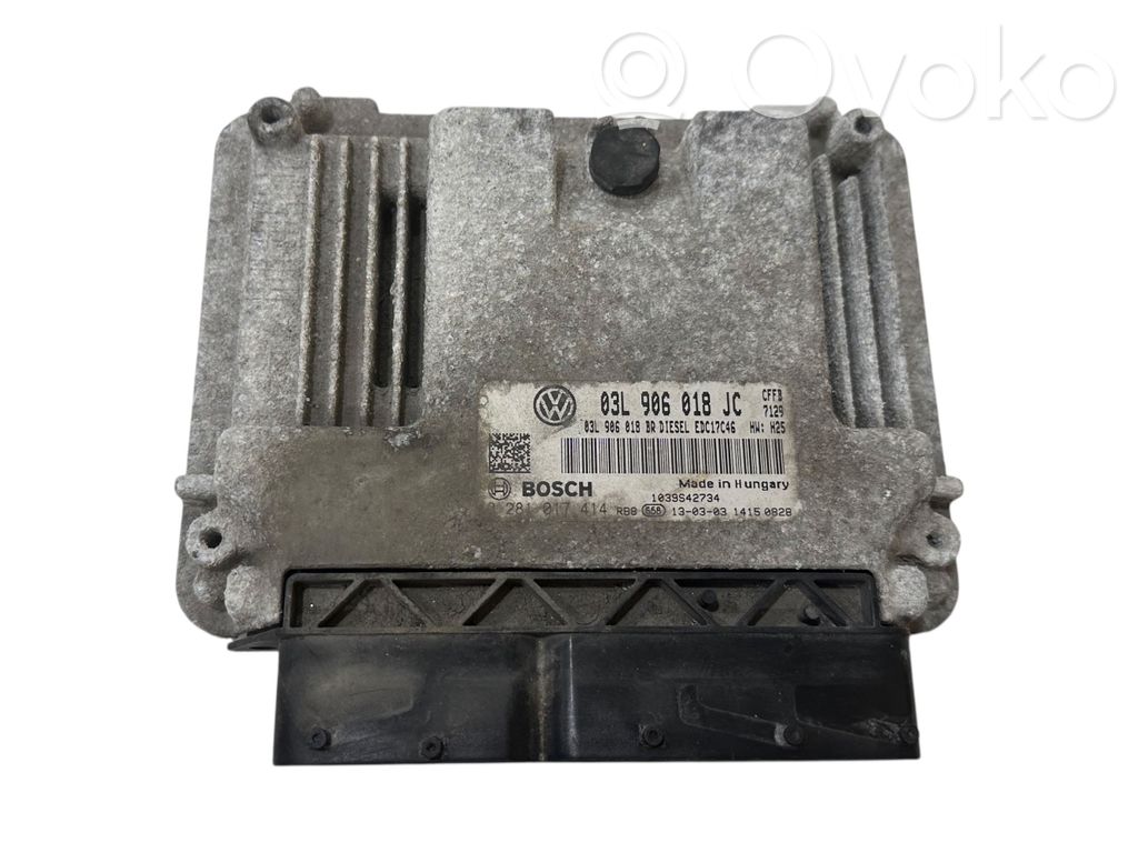Engine control unit/module   03L906018JC,0281017414,03L906018BR