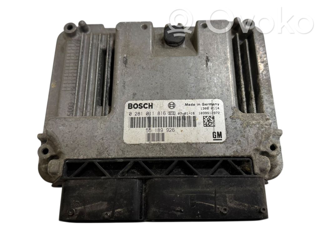 Opel Vectra C Engine control unit/module 