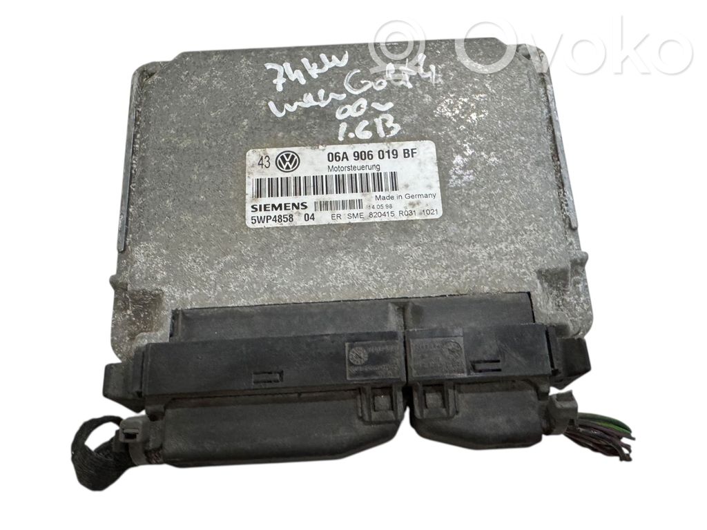 Engine control unit/module   06A906019BF,5WP485804