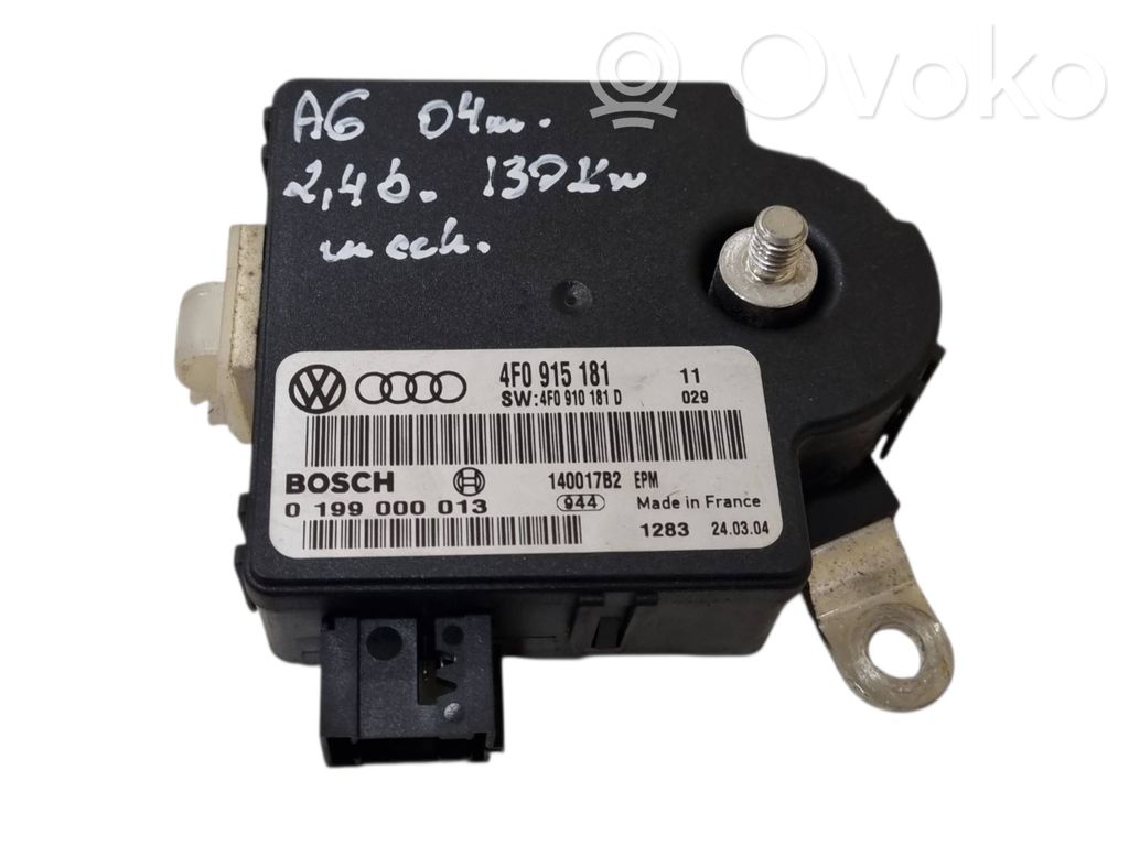 Audi A6 S6 C6 4F Moduł sterowania ładowania akumulatora 
