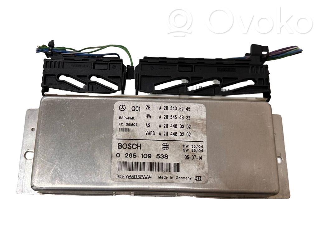 Mercedes-Benz E W211 Unitate control ESP (sistem de stabilitate) 
